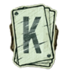 Korttisymboli K Wanted Dead or a Wild -pelissä